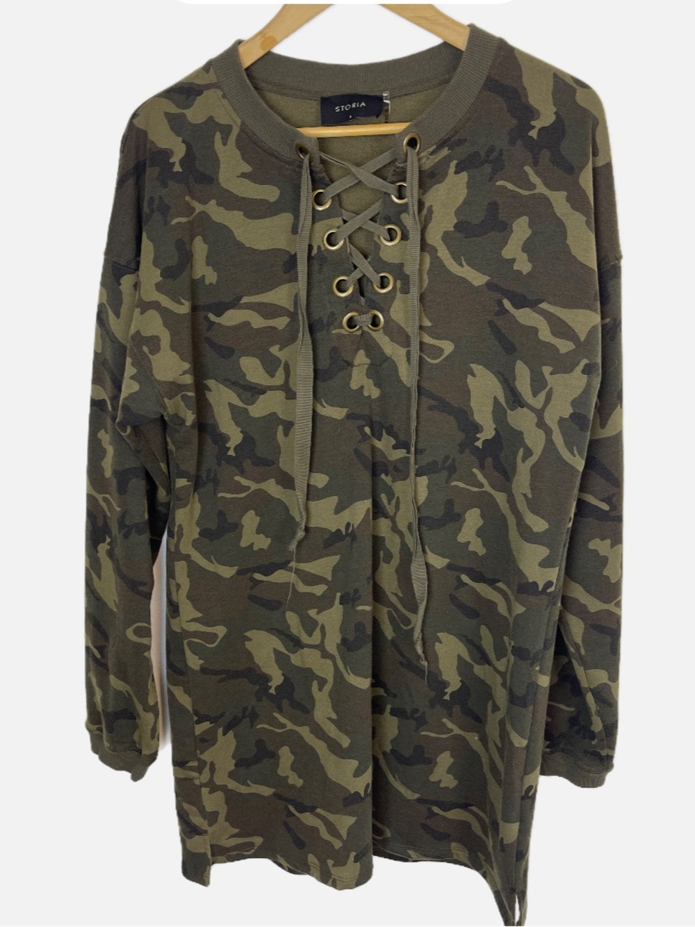 Storia Camo Shirt Dress S